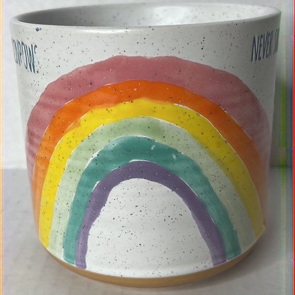 RAINBOW LOVE MUG Never Stop Chasing Rainbows Mug 16 oz Spectrum Designz 2020 - Picture 12 of 12